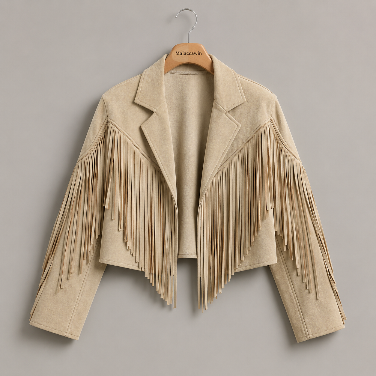 Classic Biker Leather Jacket - Side