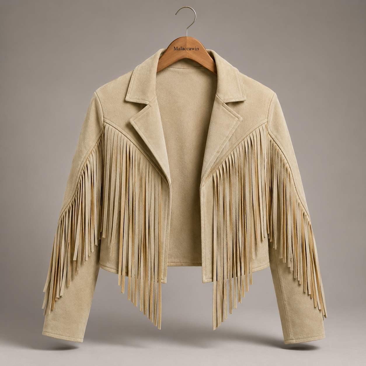 Classic Biker Leather Jacket - Detail