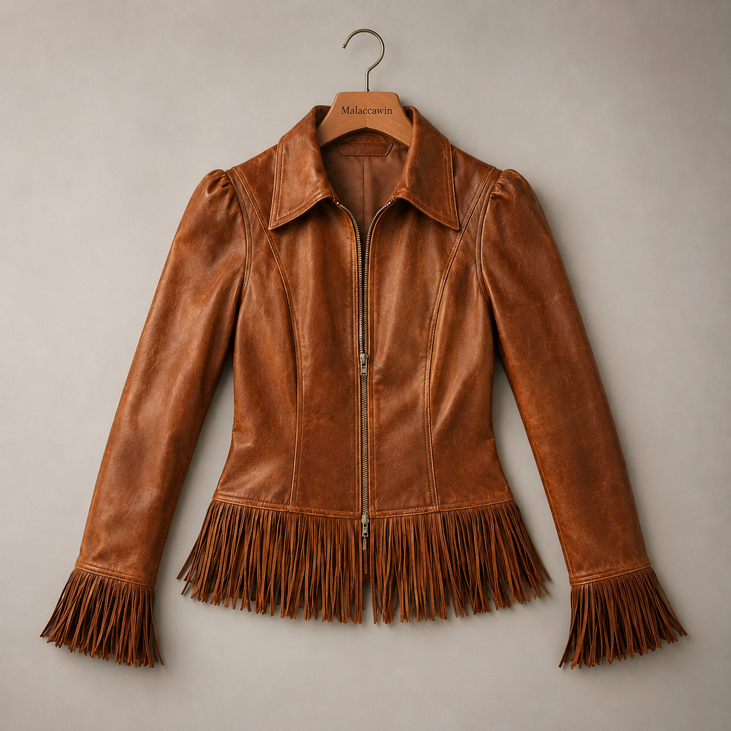Luxury Moto Leather Jacket - Front