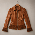 Luxury Moto Leather Jacket - Front