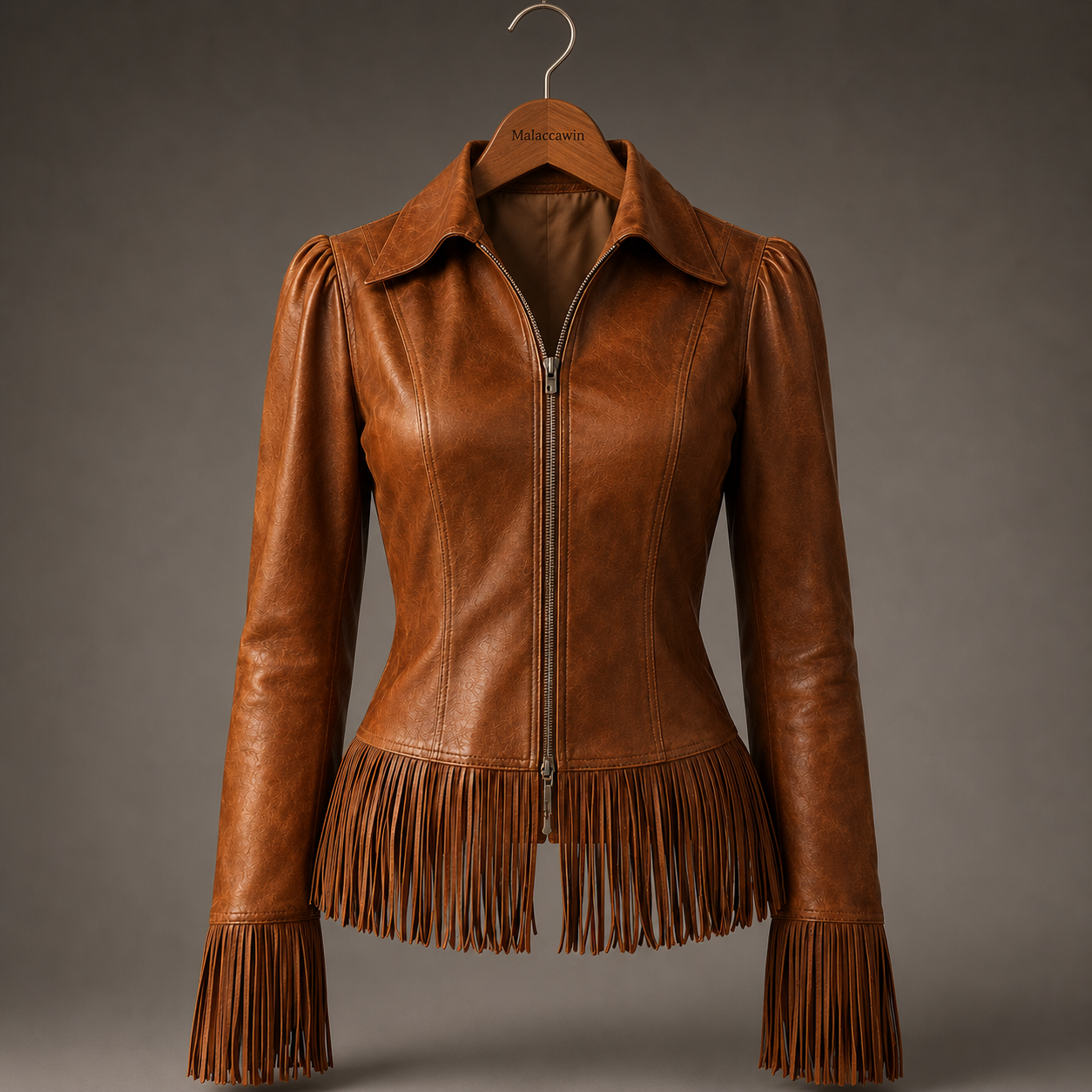 Luxury Moto Leather Jacket - Back