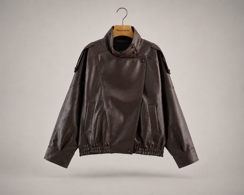 Statement Leather Jacket - Front