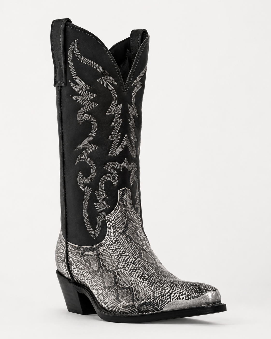 Rustic Stitched Western Boots