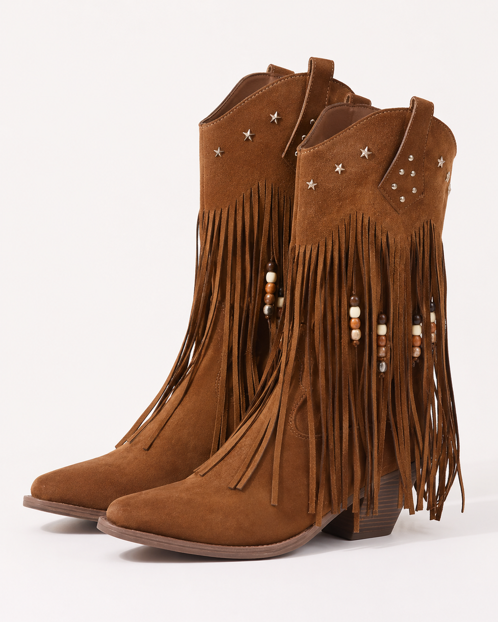 Velvet Knee-High Boots